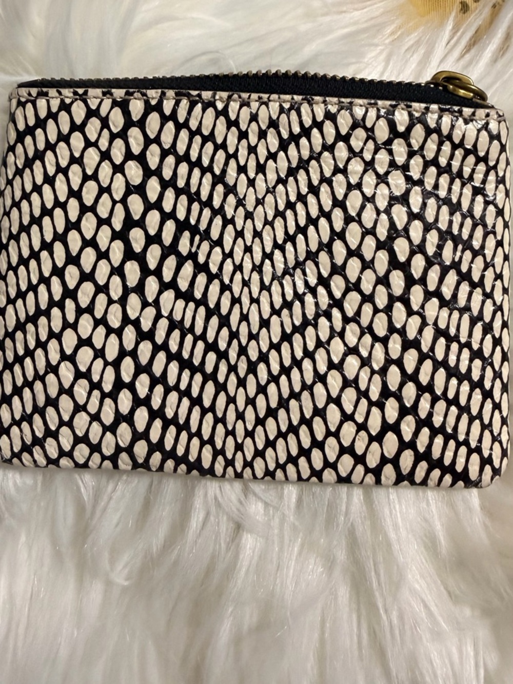Madewell |  The Leather Wallet Cobra Embossed Edition...